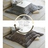 NCF80602BKBR+AKF1719LVIV こたつ 80×60cm 布団セット 折れ脚 折りたたみこたつ YAMAZEN(山善) 85548979