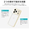 LN-MIP25UKHWH iPhone 17 Pro 耐衝撃ハイブリッドケース 「Velta」 ミルクホワイト TPU ストラップホール付 MSソリューションズ 64193617