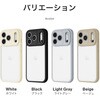 LN-MIP25UKHWH iPhone 17 Pro 耐衝撃ハイブリッドケース 「Velta」 ミルクホワイト TPU ストラップホール付 MSソリューションズ 64193617