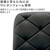 MBS-63(NBK) デスクチェア レザーチェア 肘なし おしゃれ YAMAZEN(山善) 64199399
