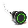 MC19MOBGR �^�b�`�X�C�b�` �Ód�e�ʌ^ ���[�����^�� NO IP68 Black Anodised BULGIN 64223890
