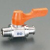 R 1/2"x12.0mm ミニボールバルブ ドレン用 エスコ