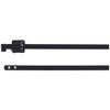 結束バンド 430mm x 10.26 mm 黒 ポリエステルコーティングしたステンレススチール 1袋 100個入 ヘラマンタイトン(タイトン)