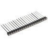 ソケットストリップ 20 極 2.54mm 1 列 スルーホール 1袋 5個入 Winslow