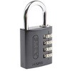 Abus 組み合わせ南京錠 パドロック アルミ 黒 ABUS