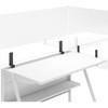 スタンダードデスク ストラタ用アクリルサイドパネル コクヨ