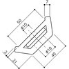 柱壁保護材 コーナーガードNPOタイプ 50×21 ナカ工業