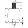 ISOTP80F8M8 ISO-TP LOW VOLTAGE MALE/FEMALE INSULATORS nVent 64440444