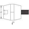ISOTP80F8M8 ISO-TP LOW VOLTAGE MALE/FEMALE INSULATORS nVent 64440444