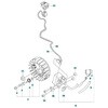 H544260601 ゼノア エンジンチェーンソー GZ2800T 部品 Flywheel & ignition assy ゼノア 64479907