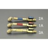15cm/黄 (R410A)ボールバルブ付チャージホース エスコ