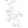 848CE037C1 ゼノア エンジンチェーンソー GZ3500T 部品 ハンドル ゼノア 64485139