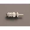 EA140GJ-508 8mm ウレタンホースカップリング(隔壁/ステンレス/ワンプッシュ) エスコ 64489679