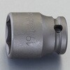 EA164CF-6 3/8"DRx 6mm  インパクトソケット(薄肉) エスコ 64497354