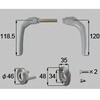 レバーハンドルセット トステム(LIXIL)