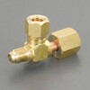 EA421C-1 F1/4"xF1/4"xF5/16"T型ゲージアダプター横 エスコ 64511835