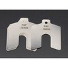 0.05mm/125x125mm スロッテッドシム(ステンレス/10枚) エスコ