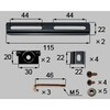 支柱金具セット(H：10用) 新日軽(LIXIL)