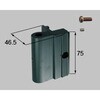 門扉用直付調整ヒンジ(下)H：14用スライドヒンジ 新日軽(LIXIL)