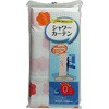 バス&ルームカーテン ポケット付き フラワードット ストリックスデザイン