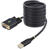 USB - RS232Cシリアル変換ケーブル/クロス/USB 2.0/3m/1ポート/COM保持機能/ESD保護/各種OS対応/DB9シリアルコンバーター StarTech.com