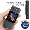 液晶画面付き ウェアラブル小型ビデオカメラ 広角 180度回転レンズ 和漢侍