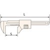 EA643AB-250 250mm/62mm モーターレンチ(ノンスパーキング) エスコ 64593254