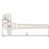 EA643AE-250 250mm/48mm パイプレンチ(ベント・ノンスパーキング) エスコ 64593349