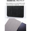 TB-A25PLWVBK iPad Pro 13インチ (M5/M4) ケース マグネット式フラップ 2アングル スタンド 軽量 薄型 背面クリア エレコム 64594051