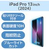 TB-A25PLFLGGBLT iPad Pro 13インチ (M5/M4) ガラスフィルム ブルーライトカット 簡単貼り付けツール付 10H 指紋防止 エレコム 64594726
