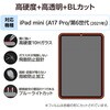 TB-A25SFLGGBLT iPad mini(A17 Pro)/第6世代 8.3インチ ガラスフィルム ブルーライトカット 簡単貼り付けツール付 エレコム 64595101