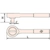 EA643FH-4 1/2"DRx245mm ラチェットハンドル エスコ 64596919