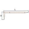 EA643GY-1 252mm けがき針(ノンスパーキング) エスコ 64597427