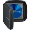 175x55x175mm CD/DVD/BDケース(24枚/ブラック) エスコ