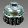 EA809YS-7 75mm/M10 ワイヤーブラシ(カップ型/ステンレスツイス エスコ 64621437