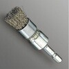 EA819BL-211 15mm 六角軸 軸付ブラシ(エンド型/ステンレス) エスコ 64623747
