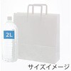EA927SA-14 320x115x320mm 紙袋(白無地/50枚) エスコ 64639917