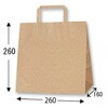 EA927SA-33 260x160x260mm 紙袋(無地/50枚) エスコ 64639987