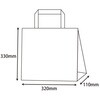 EA927SB-1 320x110x330mm ファンシーバッグ(黒/10枚) エスコ 64640127