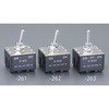 125V/30A(12mm) 3極双投トグルスイッチ(大電流用 エスコ