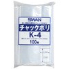 EA944CS-60 280x400mm ポリ袋(チャック付/100枚) エスコ 64645779