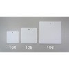 90x 90mm エコユニボード札(10枚) エスコ