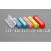 100x 30x30mm コインケース(500円/50枚) エスコ