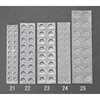 EA979AD-21 7.9x2.2mm 粘着付クッションゴム(丸形/22粒) エスコ 64665476