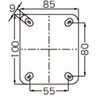 EA986HE-22 125mm キャスター(自在金具・帯電防止/ブレーキ付) エスコ 64674463