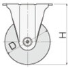 EA986PP-1 65mm キャスター(固定金具) エスコ 64675075