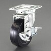 EA986PP-22 75mm キャスター(自在金具・ブレーキ付) エスコ 64675188