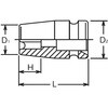 EA164DM-16 1/2"DR/E16 [Torx]インパクトソケット エスコ 64694334