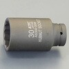 EA164KH-30 1/2"DRx30mm インパクト用ハブボルトソケット(十二角) エスコ 64698069