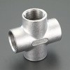 Rc 1/4"  クロス継手(ステンレス製) エスコ
